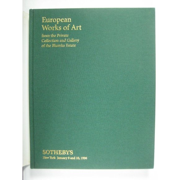 Sotheby's Catalog 1996 European Art Blumka Sculpture Spoons Pottery Furniture HC - Picture 5 of 6